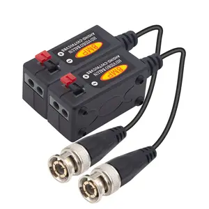 Paire torsadée balum HD 1080p 5mp 8mp tvi cvi passif bnc video balun Connector for cctv Security System