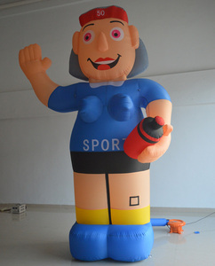 Ballon de dessin animé gonflable Holland Sarah Sportswoman d'approvisionnement direct d'usine pour des événements - Product Image 1