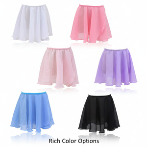 Falda de Ballet de Gasa Personalizada de Fábrica, Falda de Baile para Niñas, OEM/ODM, Ropa de Baile para Niñas, Opciones Multicolores - Product Image 2