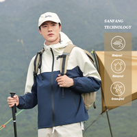 Logo personnalisé manteau de randonnée coupe-vent à capuche extérieur imperméable unisexe veste grande taille Softshell hommes tenues d'hiver vestes à capuche
