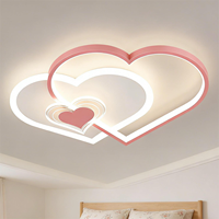 Plafonnier LED en forme de cœur, moderne et minimaliste, luminaire décoratif élégant pour chambre à coucher