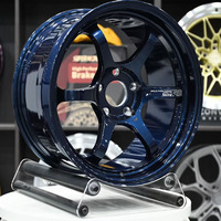 Jantes 5x120 5x1143 5x112 4x100 Roues forgées GT Advan Racing R6 rouge bleu pour civic nissan M3 M4 359M G20 M5 M6 M8 X5 X6 Z3 Z4