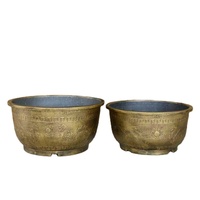 Grand pot de fleurs cylindrique Dragon de calibre large, en plastique écologique et durable pour la maison