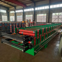 HKY Machine de formage automatique à double couche Construction de toit Type de dévidoir applicable Formage pour machines de fabrication de carreaux