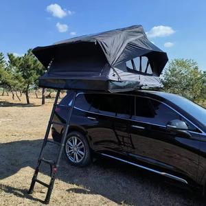 Tente <span class=keywords><strong>de</strong></span> <span class=keywords><strong>toit</strong></span> <span class=keywords><strong>de</strong></span> voiture pliable EM, tente <span class=keywords><strong>de</strong></span> camping familiale pour 3 personnes, imperméable, protection UV, avec annexe pour fourgonnette, SUV, camion - Product Image 4