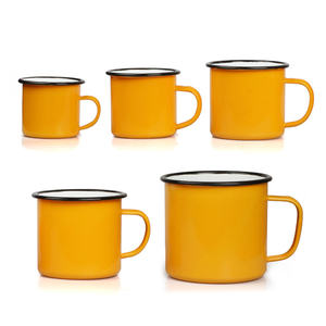 Vintage Souvenir esmalte taza <span class=keywords><strong>de</strong></span> café Enamelware <span class=keywords><strong>de</strong></span> esmalte Camping fogata taza Retro regalo venta al por mayor - Product Image 3