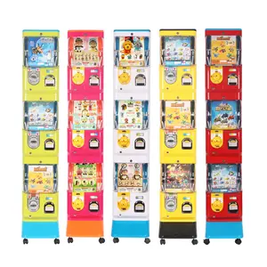 Adesivo personalizado Brinquedos Da Cápsula Vending Machine Single-Triplo-Duplo Heads Projeto Máquina De Vending para Brinquedos