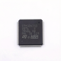 STM32H750VBT6, Microcontrolador Nuevo en Caja, Paquete LQFP-100 (14x14), MCU ARM Cortex-M7, 128 KB de Memoria Flash, 1 MB de RAM, CPU de 480 MHz