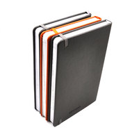 Carnet d'exercices scolaire personnalisé en cuir format B5, reliure thermique, bord doré, couverture rigide, spirale, cadeau populaire et abordable