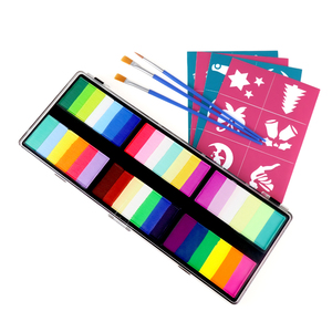 GP 20% OFF Festival Palette de peinture d'art intégral pour femme adulte Marqueurs néon à base d'eau Peinture pour visage et corps pour enfants et adultes - Product Image 1
