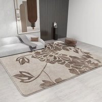 Tapis décoratif imprimé antidérapant à motifs floraux vintage, plusieurs couleurs au choix, pour la maison, le salon et la chambre à coucher (vente en gros)