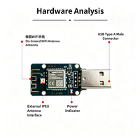 Module Wi-Fi 6 double bande Quectel, clé USB avec module Quectel FCU760K intégré, antenne Wi-Fi embarquée, pilotes pour systèmes Android et Linux