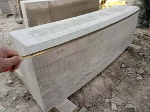 Venta al por mayor entrega rápida Kerbstone Paver Borde natural Upstand Road Side Bluestone Curb Stone