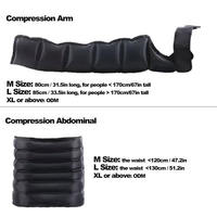 Bottes de compression d'air à batterie intégrée à 4 chambres avec télécommande sans fil, design gonflable à glace, portable, soulagement des gonflements des jambes