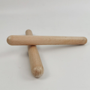 Sonajeros de madera para niños, material didáctico musical para educación temprana, color madera natural, 4-6 años - Product Image 3