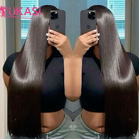 Peluca de Cabello Humano Barata Pre-Arrancada con Encaje Frontal Transparente para Mujeres Negras - Perruque Naturel Cheveux Humain