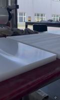 Dalles de glace synthétique UHMWPE personnalisables, découpées en usine pour patinage sur sol, patinoire de curling, tapis de tir de hockey