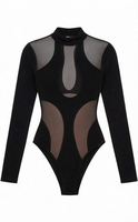 Maillot de bain une pièce Monokini effet ventre plat push-up, personnalisable avec logo OEM pour le Carnaval de Miami Jouvert