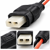 2-Pin Auto-Kabelstecker mit Wasserdichter Gummimanschette 2,8mm Weiblicher Pigtail-Stecker für Bremsflüssigkeitssensor Rückfahrlichtschalter