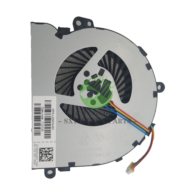 Brand New Laptop CPU Cooling Fan for HP 250 255 256/G7 15-DA 15-DB 15-DR 15-DX TPN-C136 L20474-001 L20473-001 Replacement Parts
