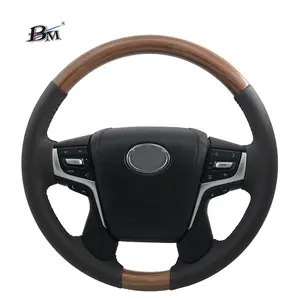 For Toyota Alphard Crown 14 Vellfire 30 FJ150 200 2015 2016 2017 2018 2019 2020 2021 2022 2023 Custom Wood Steering Wheel