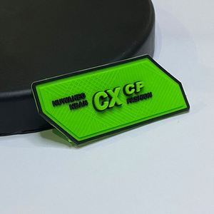 Custom 3D Soft PVC Hat Design logo Heat Embossing Custom <b>Transparent</b> PVC Iron in Patches Rubber Patches <b>Labels</b> for Clothing - Product Image 2