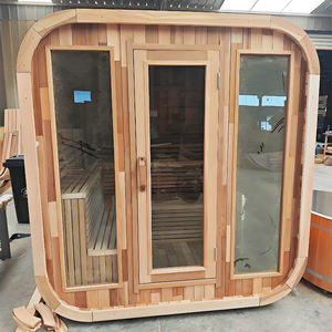 <span class=keywords><strong>Sauna</strong></span> Compatta per 1-6 Persone, Uso Esterno, <span class=keywords><strong>Sauna</strong></span> in Legno a Spettro Completo con Luce LED e Controllo Digitale della Temperatura - Product Image 6