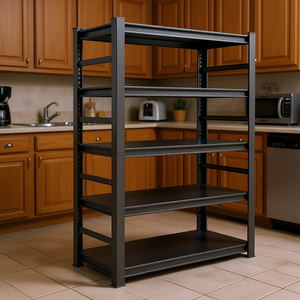 D0100H7DCLJ Estantería Metálica de 5 Niveles, Resistente, Ajustable, para Cocina, Estilo Industrial - Product Image 2