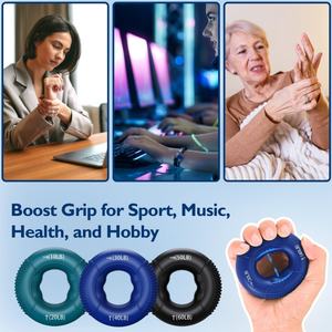 Parmak Egzersiz Aleti Önkol El Kavrama Güçlendirici Seti Güç Rahatlatıcı İyileştirici Kavrama Gücü Eğitmeni - Product Image 5