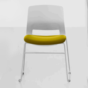 เก้าอี้พลาสติกแบบซ้อนสีดำสำหรับอ่านหนังสือในห้องดีไซน์ดั้งเดิมที่ได้รับความนิยมมากที่สุดมีโลโก้แบบกำหนดเอง - Product Image 3