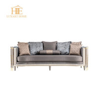Ensemble de fauteuils d'appoint de style américain de luxe, fauteuils rembourrés pour le salon, meubles pour la maison