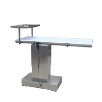 Équipement de clinique vétérinaire, table d'opération électrique réutilisable en acier inoxydable pour chiens et chats