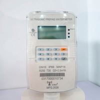 Compteur d'eau intelligent prépayé à ultrasons AMR haute précision STS GPRS 4G Lora Lorawan IP68 DN15-50 certifié ISO4064 en laiton