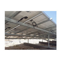 Solution tout-en-un : Structure de support au sol pour panneaux solaires de grande échelle en aluminium de qualité ingénierie, garantie 25 ans