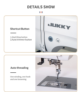 Máquina de Bordar Industrial Computarizada JUKKY ES7 con Área de Trabajo de 200*380 mm, de Alta Calidad para Uso Doméstico, Nueva y de Alta Velocidad - Product Image 4