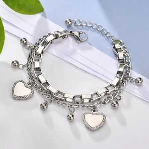 Bracelet classique en acier inoxydable tendance 2024, ne se décolore jamais, bracelet pour amoureux, cadeau de mariage - Product Image 5