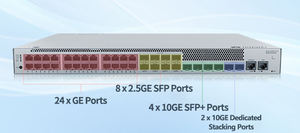 Switch HUA WEI S530-24T8J4XE: 24 Puertos GE, 8 Puertos 2.5GE SFP + 4 Puertos 10GE, para Redes Empresariales y de Monitoreo - Product Image 2