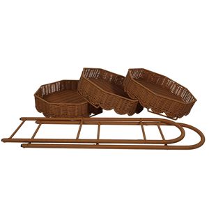 Étagère de rangement en rotin pour chambres, salons et autres pièces ; paniers de rangement pour articles divers ; chambre - Product Image 3