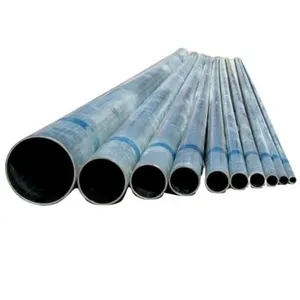 Z275 1 tubo de aço rec de aço pré-galvanizado redondo para andaimes quadrados/redondos de 10 16 pés 22 mm