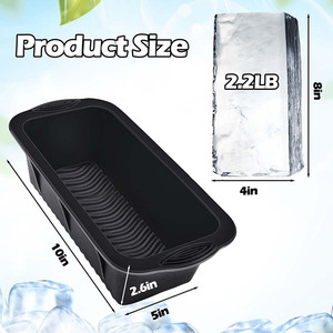 Moule à glaçons en silicone réutilisable extra large, écologique, flexible et sûr, pour bain de glace - Product Image 2