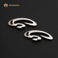 HONMEO – Étiquettes métalliques personnalisées de haute qualité avec logo pour vêtements, accessoires OEM/ODM, étiquettes métalliques pour jeans