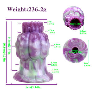 GEEBA Premium Silicone Homme Pénis Stroker Fantasy Masturbateur creux <span class=keywords><strong>plug</strong></span> <span class=keywords><strong>anal</strong></span> Tunnels Butt <span class=keywords><strong>plug</strong></span> <span class=keywords><strong>Anal</strong></span> Expanding Gay Masturbateur - Product Image 2