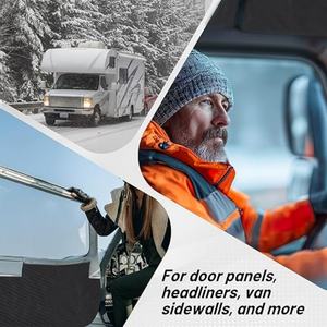 Rollo de Aislamiento Térmico de Alto Rendimiento para Camionetas y Autocaravanas, Material Negro Insonorizante y Protector de Calor - Product Image 6