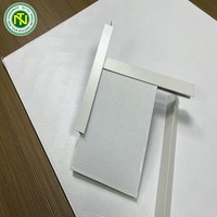 Plaque de plafond en plâtre stratifié PVC 2x2, film PVC