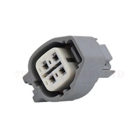 Connecteur de faisceau de câbles de sonde d'oxygène automobile 7S048C-4-21 à 4 broches avec bornes de contact en laiton et joints d'étanchéité - 12V 2A
