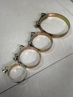 Collier de serrage Euro T en acier au carbone de haute qualité ZIAO, collier de serrage à vis sans fin en acier inoxydable 304