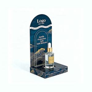 Support d'affichage personnalisé de luxe pour élixirs de soin de la peau, présentoir en acrylique pour sérums cosmétiques, présentoir pour parfums - Product Image 3