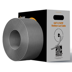 Owire cat6 FTP ngoài trời LAN Cáp UV kháng PE áo khoác được thiết kế cho dài hạn cài đặt trong Xây Dựng Mạng Lưới - Product Image 1