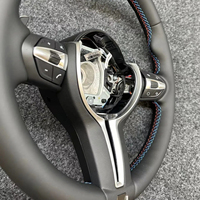 Volant sport en cuir de qualité supérieure et fibre de carbone série F en stock pour BMW E36 E39 E46 E53 E70 E72 E84 E82 E87 E53 E90 E91 E92