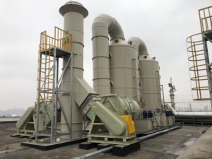 Heißer Verkauf Polypropylen frp Biogas Luft chemische Nass wäscher Filter Forgas Entsorgungs maschinen zur Entfernung von Verunreinigungen h2s Peeling - Product Image 5